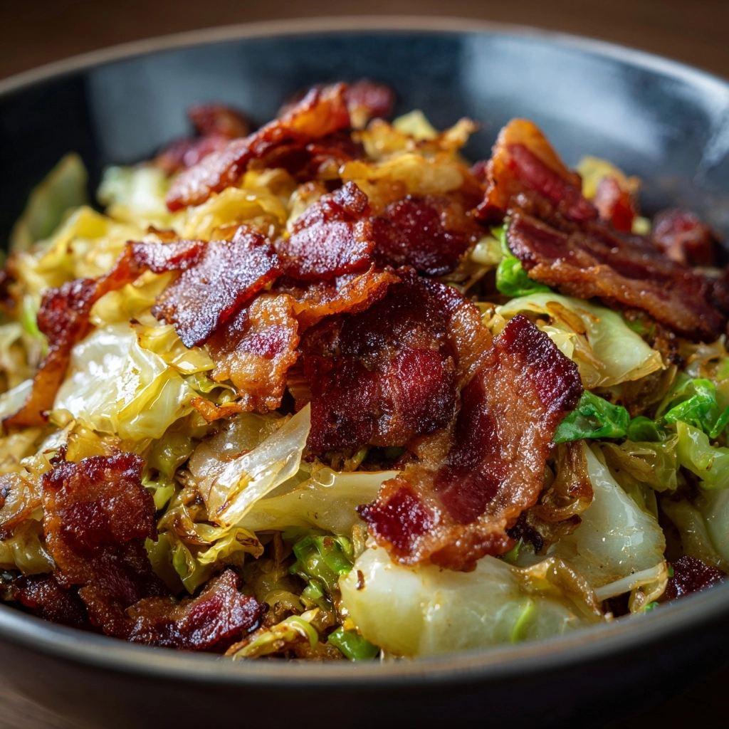 Easy Fried Cabbage Recipe - Recipe Image