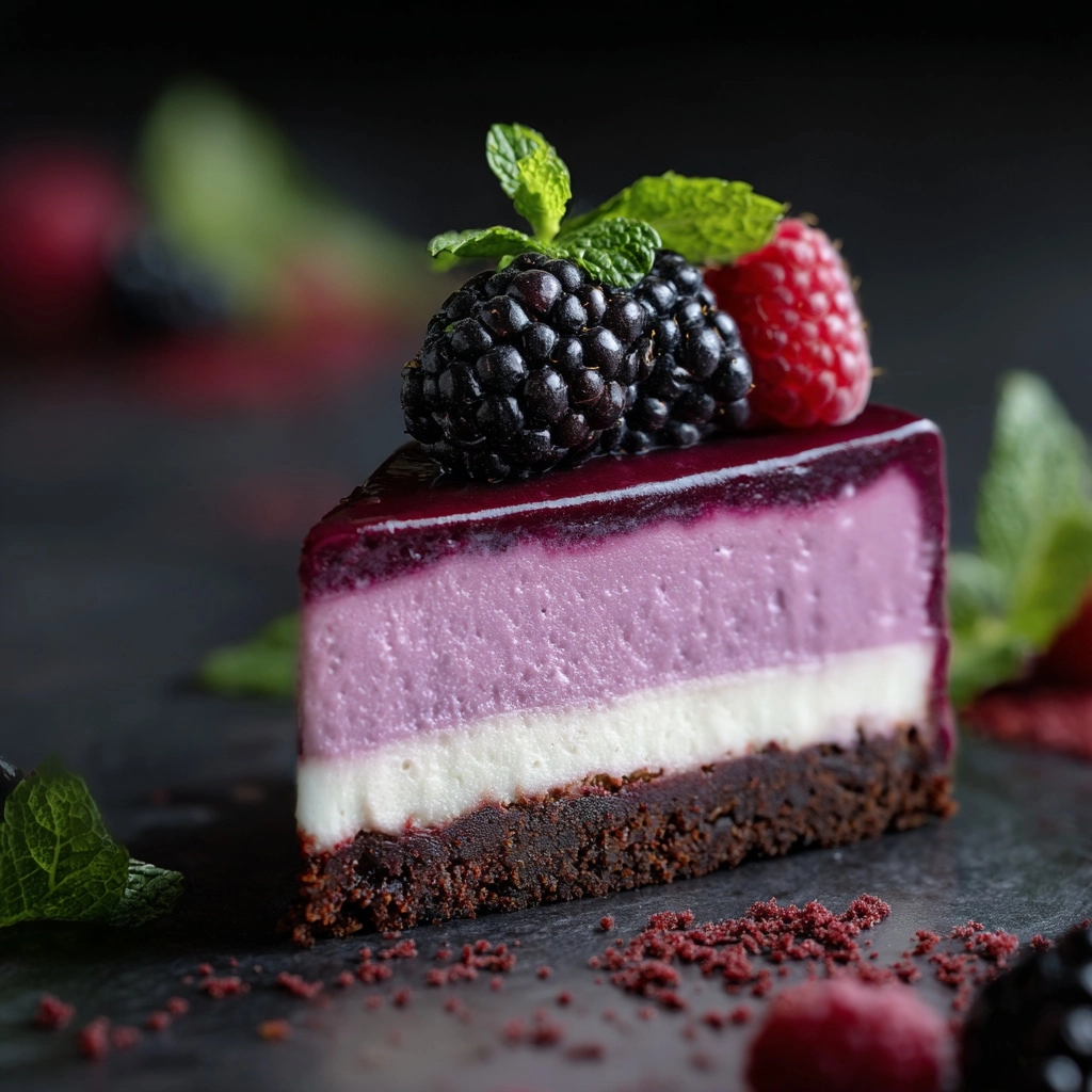 Blackberry Cheesecake Recipe - Recipe Image