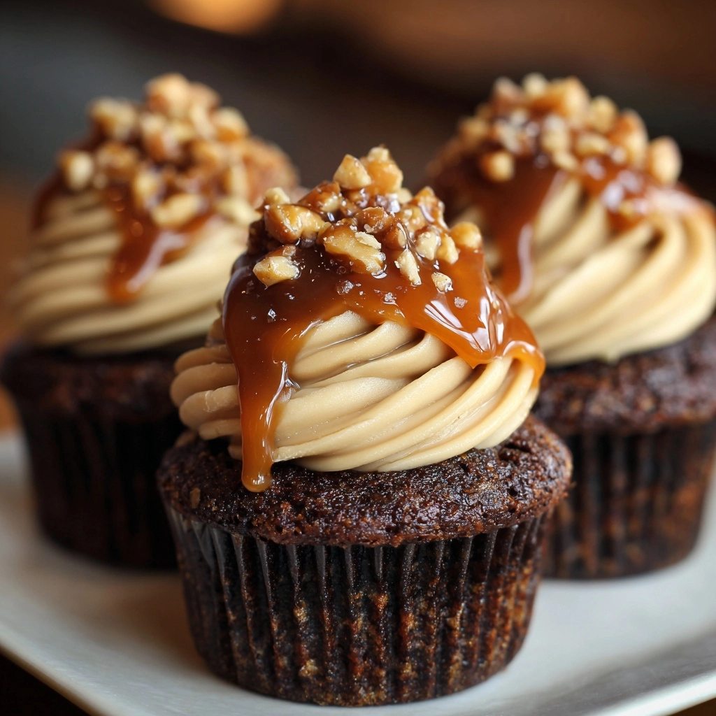 Salted Caramel Chocolate Cupcakes Recipe - Recipe Image