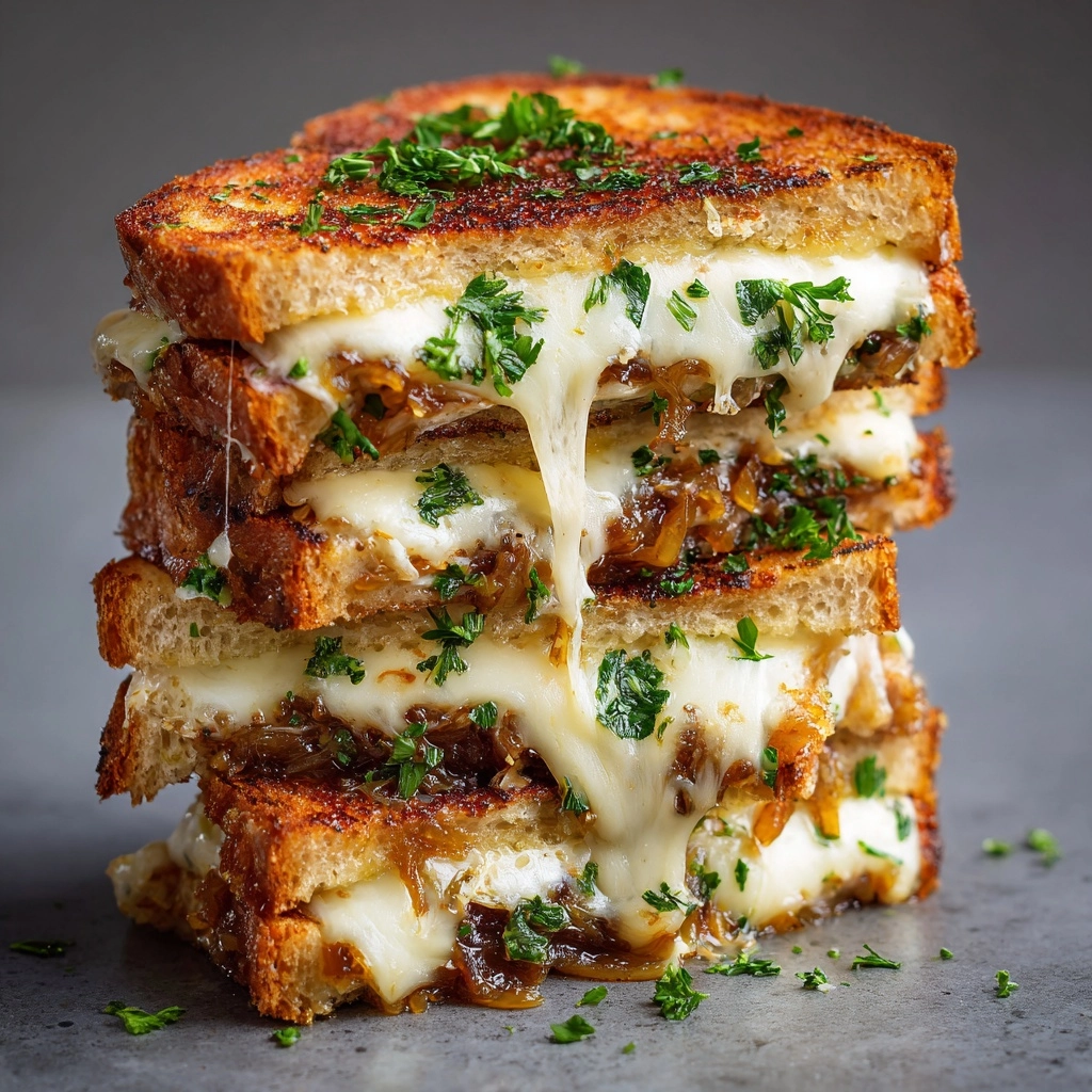French Onion Grilled Cheese Recipe - Recipe Image