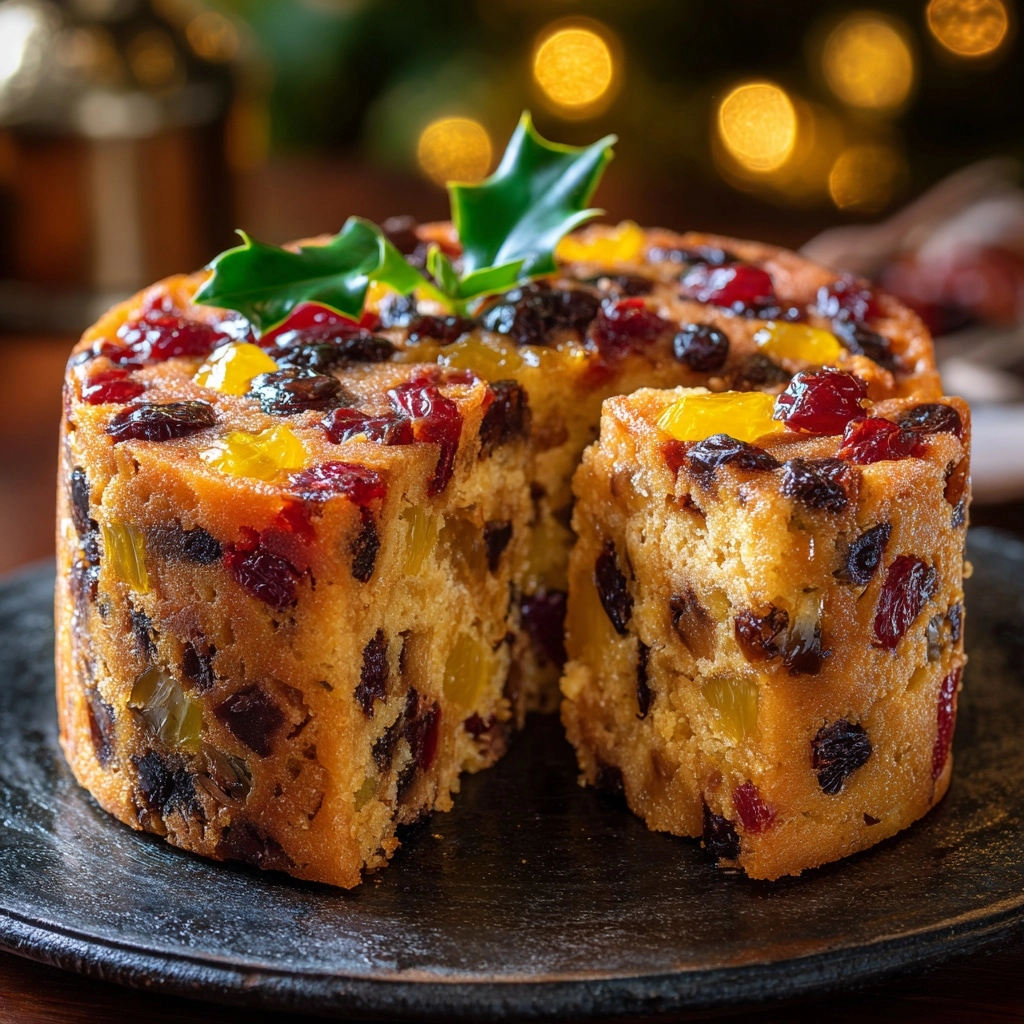 Old-Fashioned German Fruit Cake Recipe - Recipe Image