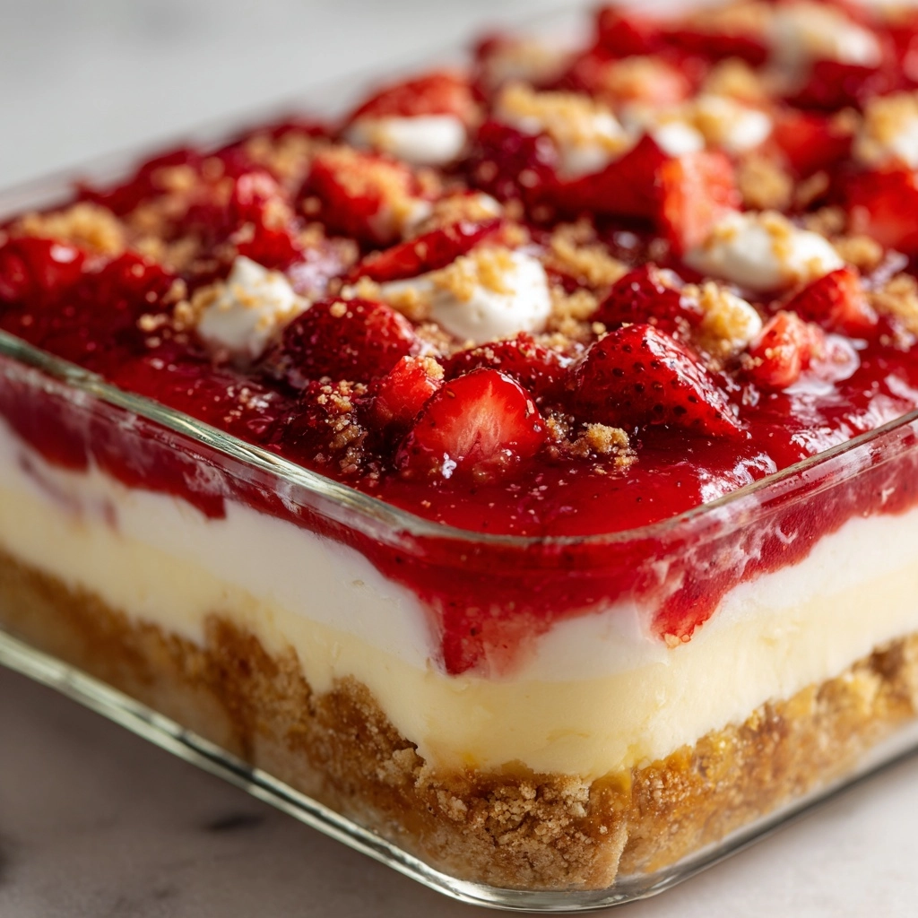 Strawberry Cheesecake Dump Cake Recipe - Recipe Image