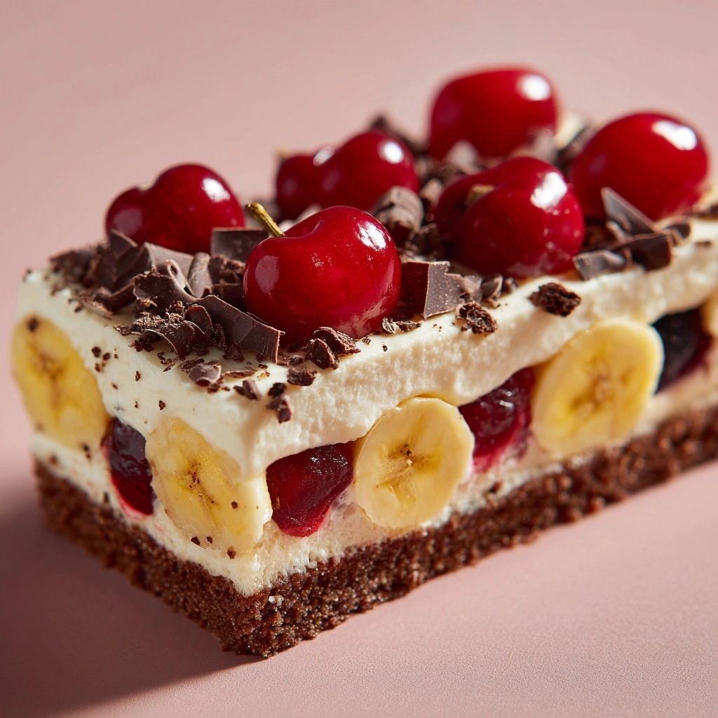 No-Bake Banana Split Cheesecake Recipe