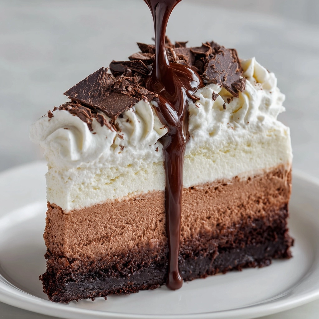 Chocolate Brownie Mousse Cake Recipe - Recipe Image