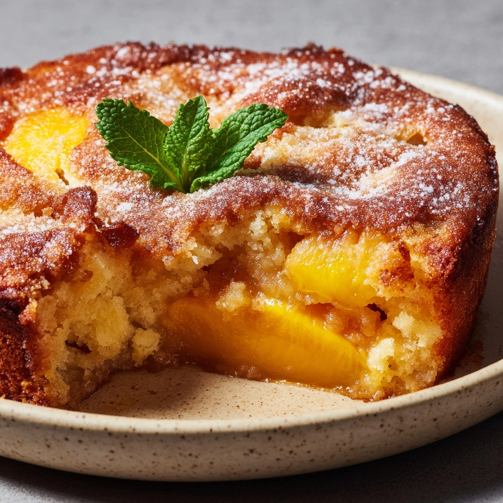 Peach Dump Cake Recipe - Recipe Image