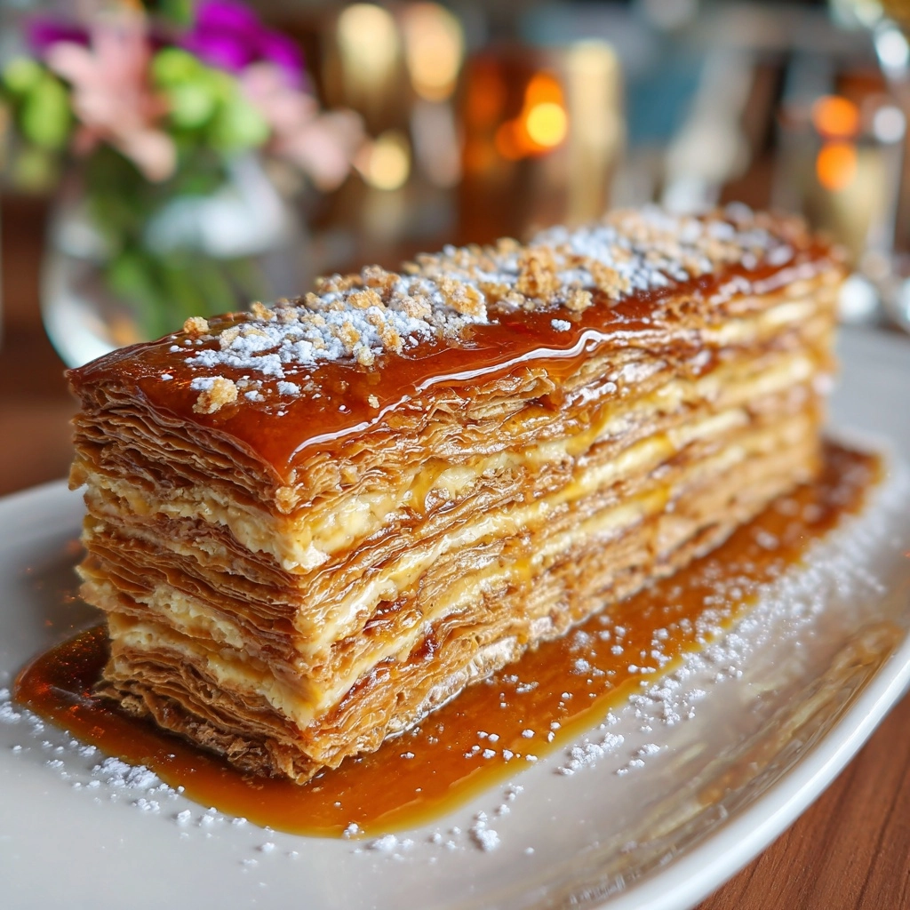 Apple Mille-Feuille with Vanilla Custard Recipe - Recipe Image