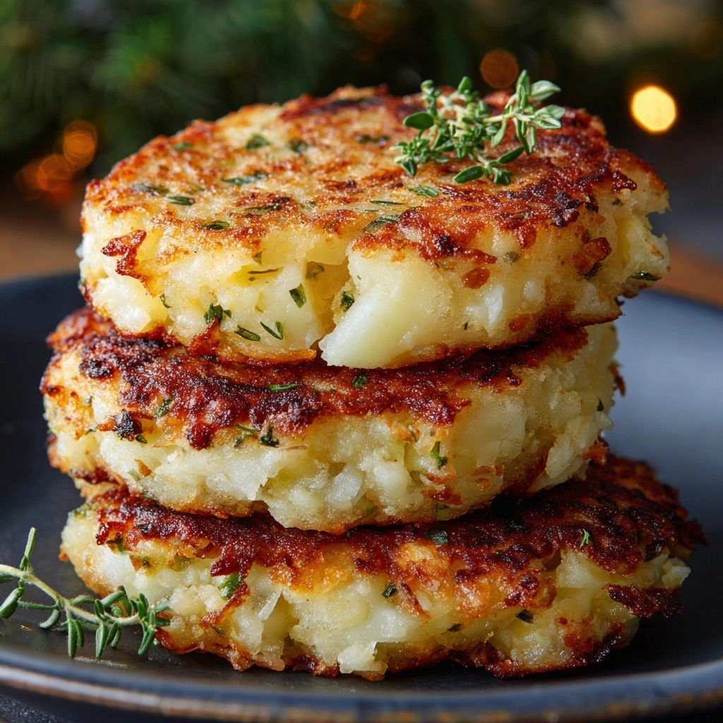 Golden Potato Pancakes Recipe - Recipe Image