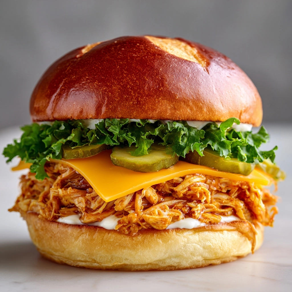 Crock Pot Ranch Chicken Sandwiches Recipe - Recipe Image