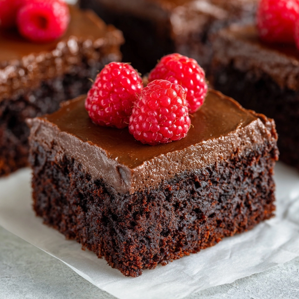 Chocolate Frosted Brownies Recipe - Recipe Image