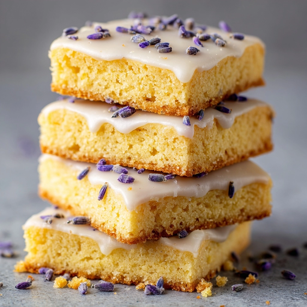 Iced Lemon Lavender Shortbread Cookies Recipe