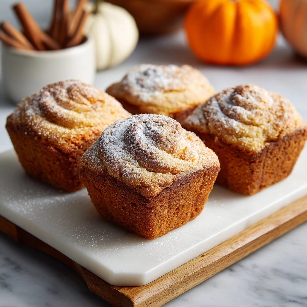 Mini Pumpkin Bread with Cinnamon Swirl Recipe - Recipe Image