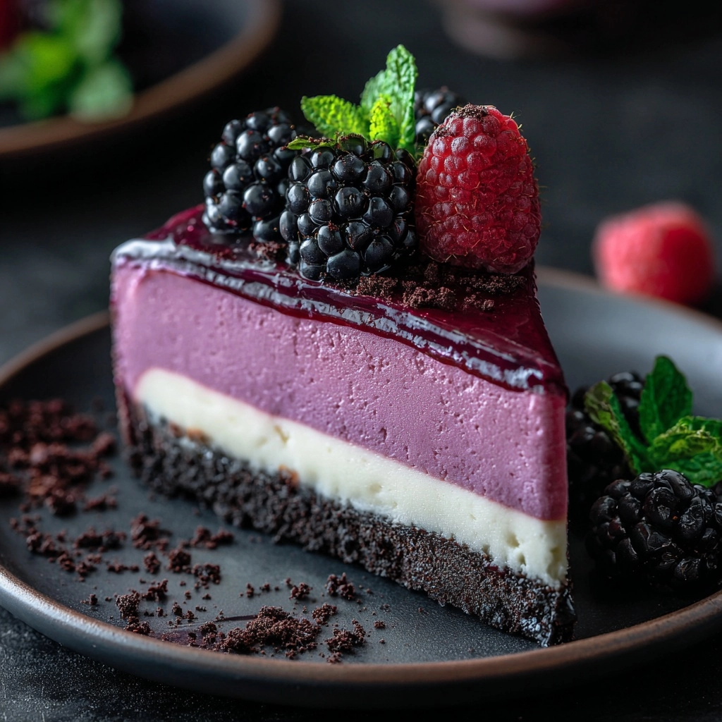 Blackberry Cheesecake Recipe - Recipe Image