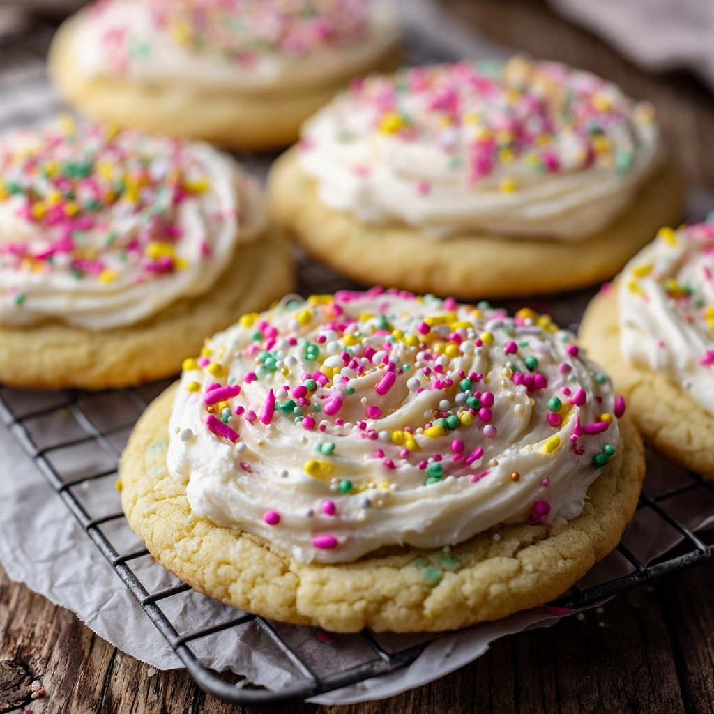 Cream Cheese Sugar Cookies Recipe - Recipe Image