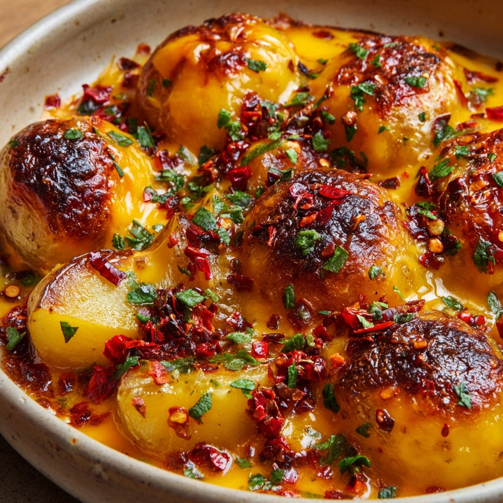 Cheesy Ranch Oven Roasted Potatoes Recipe - Recipe Image