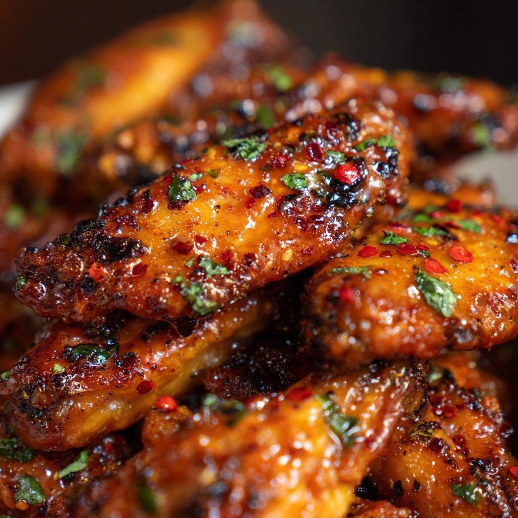 Honey Lemon Pepper Wings Recipe - Recipe Image