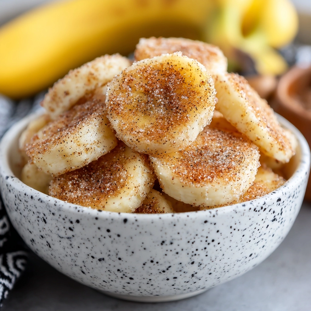 Cinnamon-Sugar Air Fryer Banana Chips Recipe