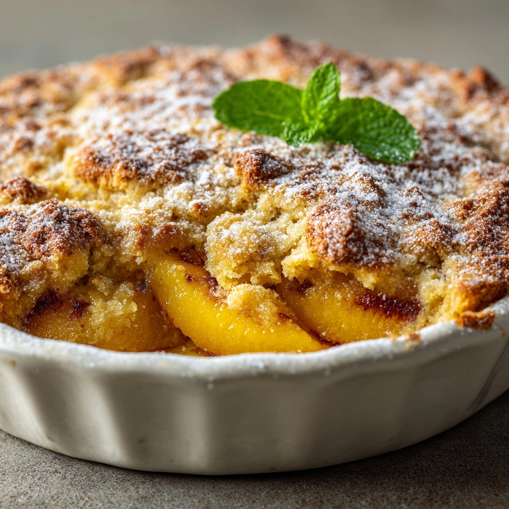 Peach Dump Cake Recipe - Recipe Image