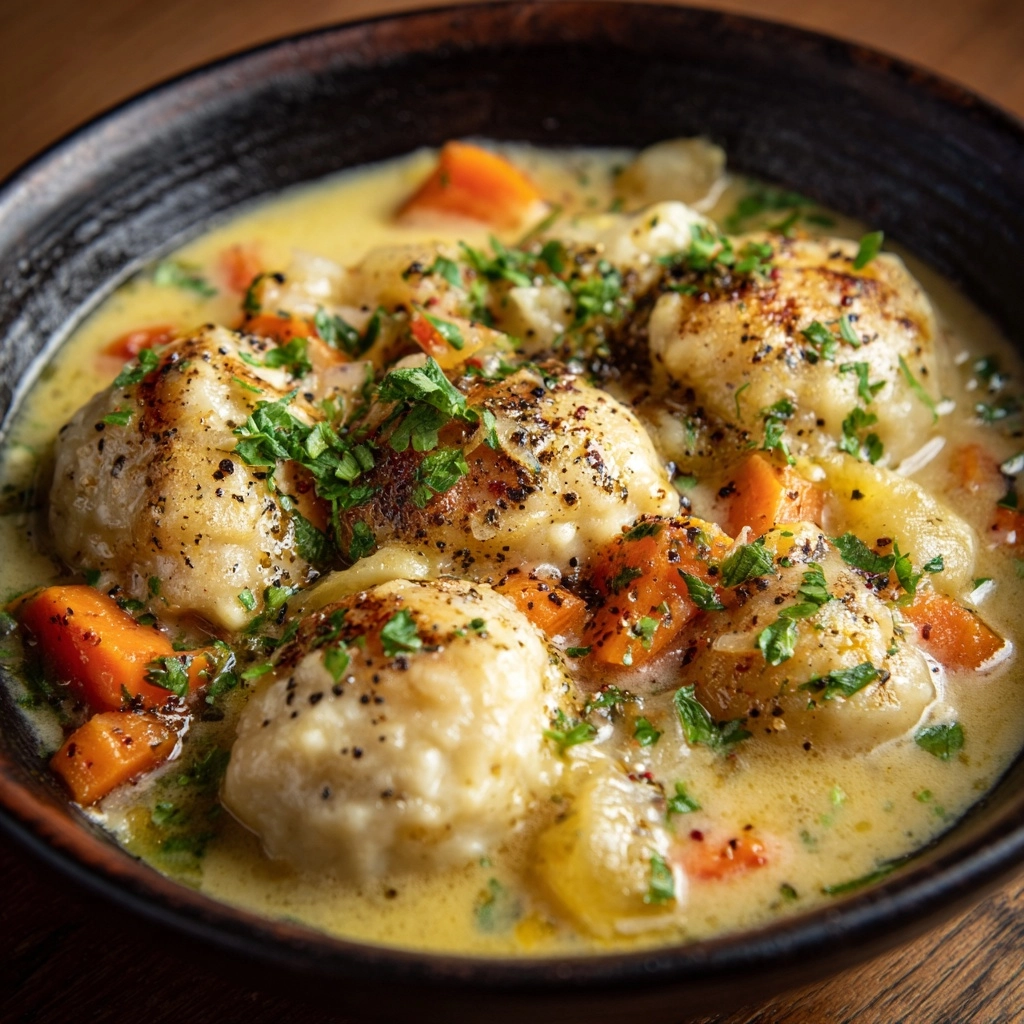 CrockPot Chicken and Dumplings Recipe - Recipe Image