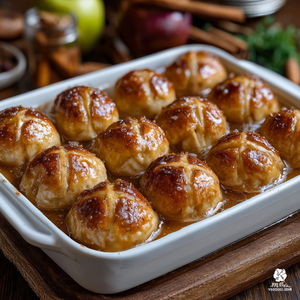 Old-Fashioned Apple Dumplings Recipe - Recipe Image