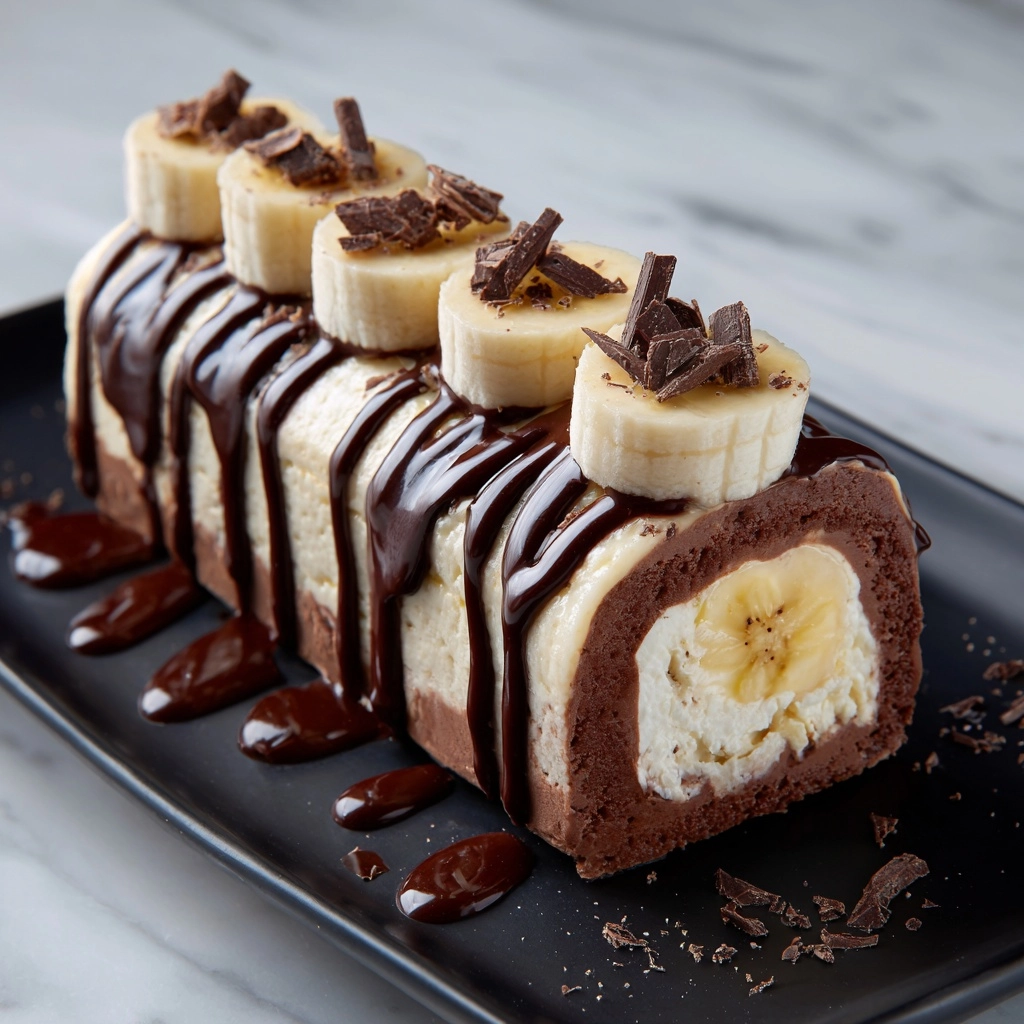 Banana Chocolate Dream Roll Recipe - Recipe Image