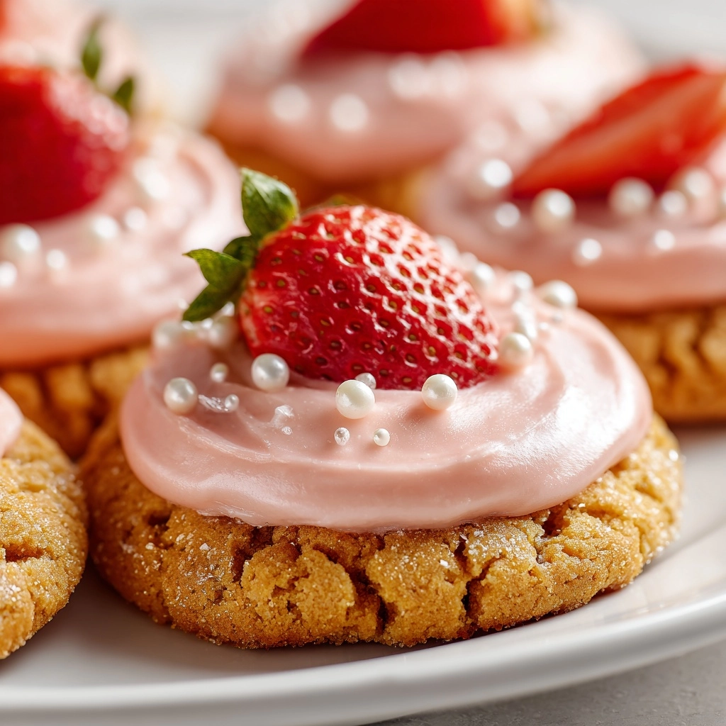 Strawberry Sugar Cookies Recipe - Recipe Image
