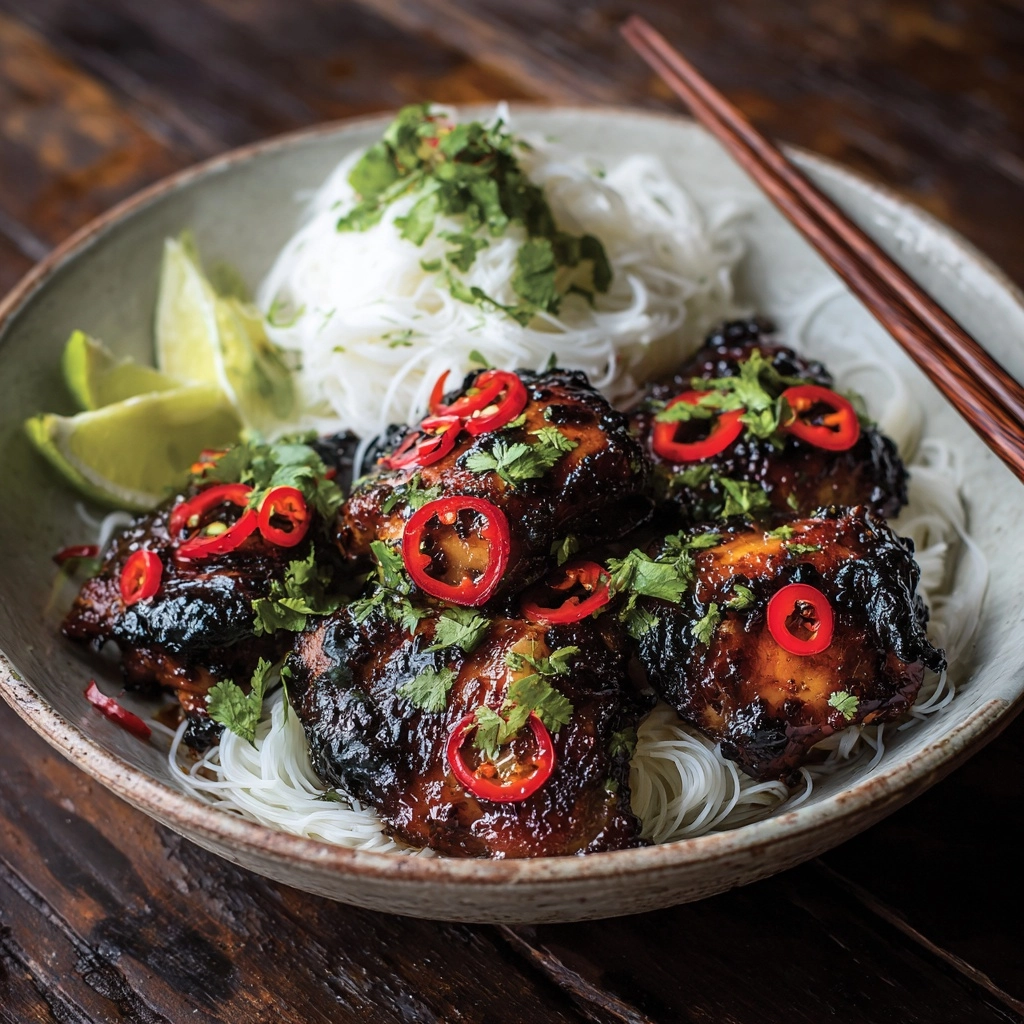 Grilled Vietnamese Lemongrass Chicken Recipe - Recipe Image