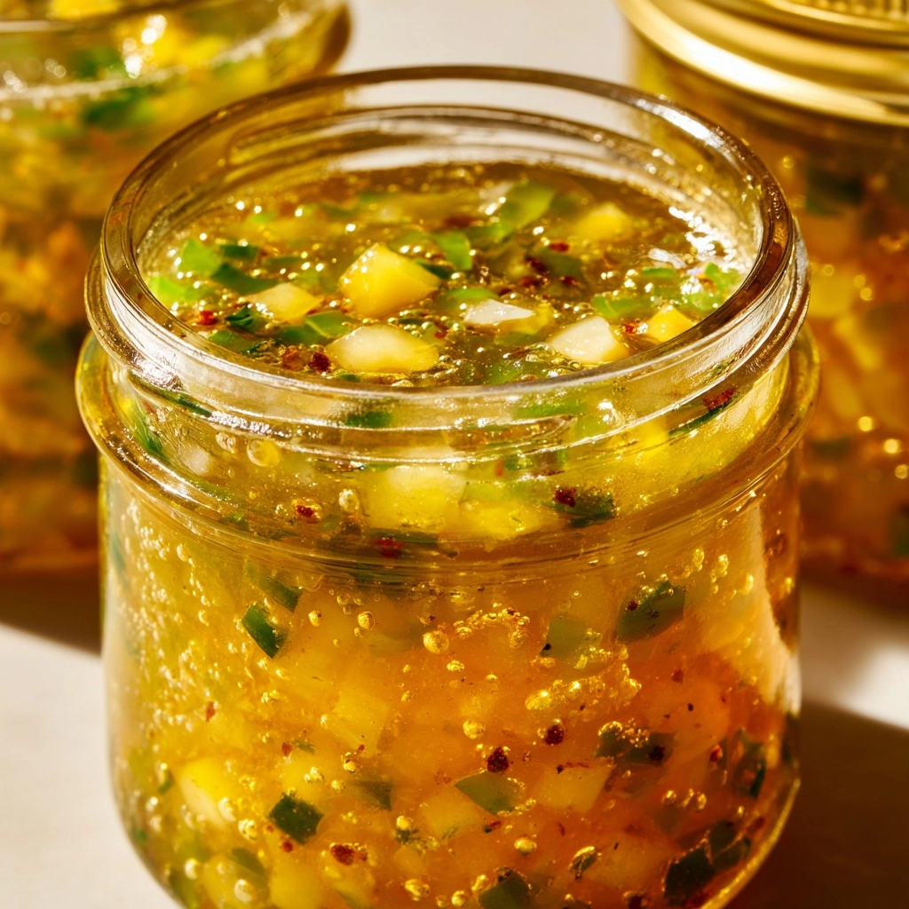 Pineapple-Cowboy Candy Pepper Jelly Recipe - Recipe Image