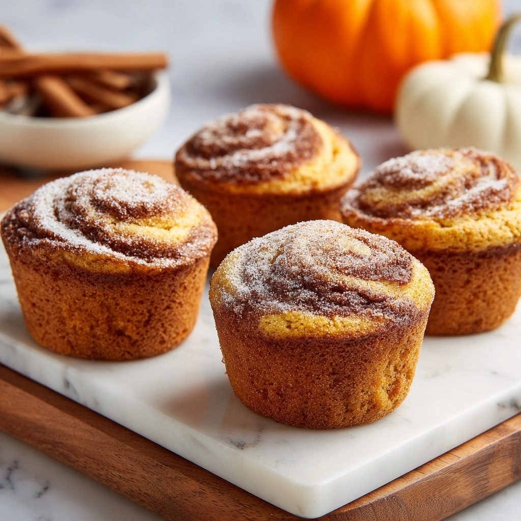 Mini Pumpkin Bread with Cinnamon Swirl Recipe - Recipe Image