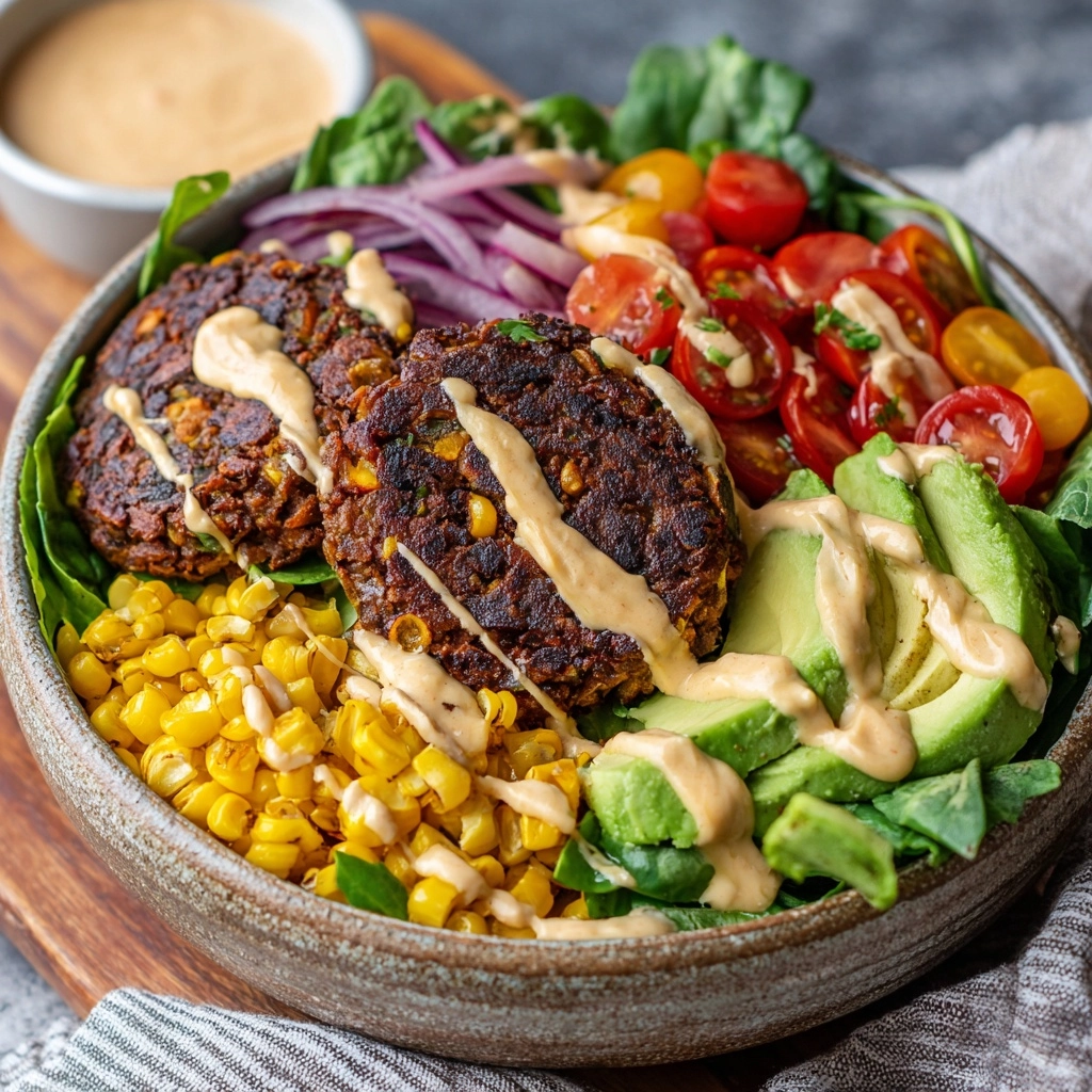 Black Bean Burger Bowls Recipe
