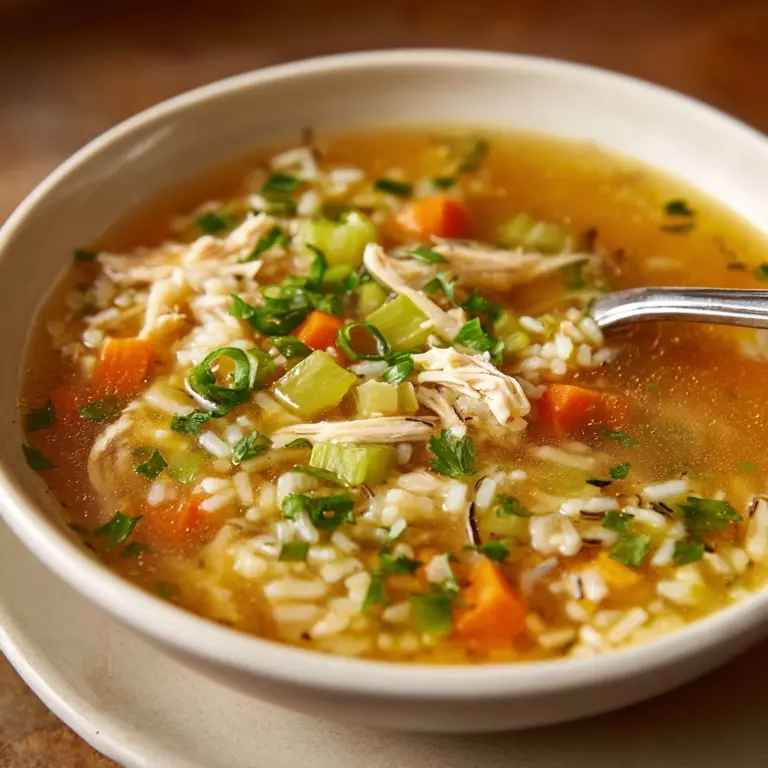 Chicken & Wild Rice Soup Recipe