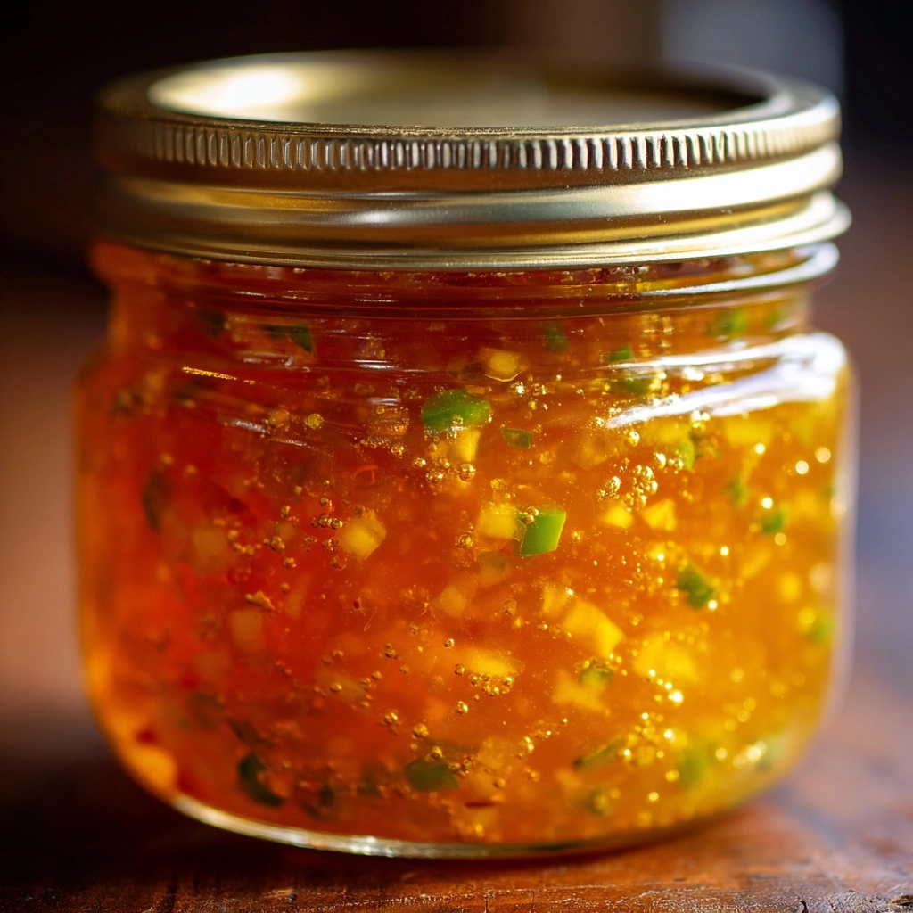 Pineapple-Cowboy Candy Pepper Jelly Recipe - Recipe Image