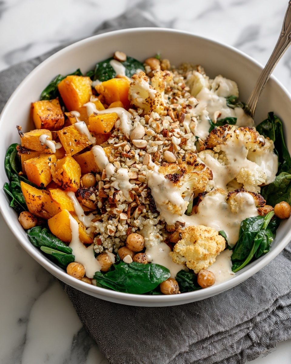 Anti-Inflammatory Glow Bowl with Tahini Yogurt Recipe - Recipe Image