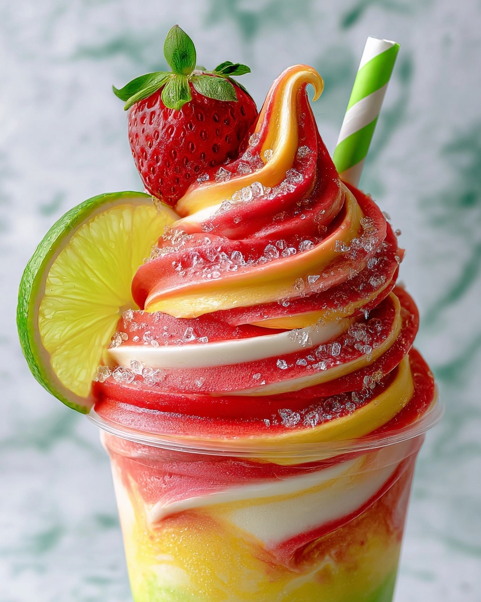 Strawberry Mango Margarita Cupcakes Recipe - Recipe Image