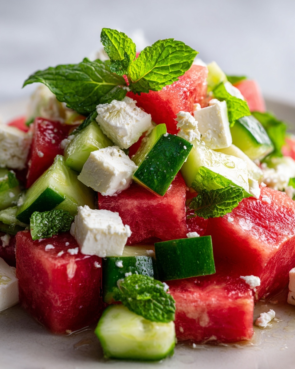 Watermelon and Feta Salad Recipe - Recipe Image