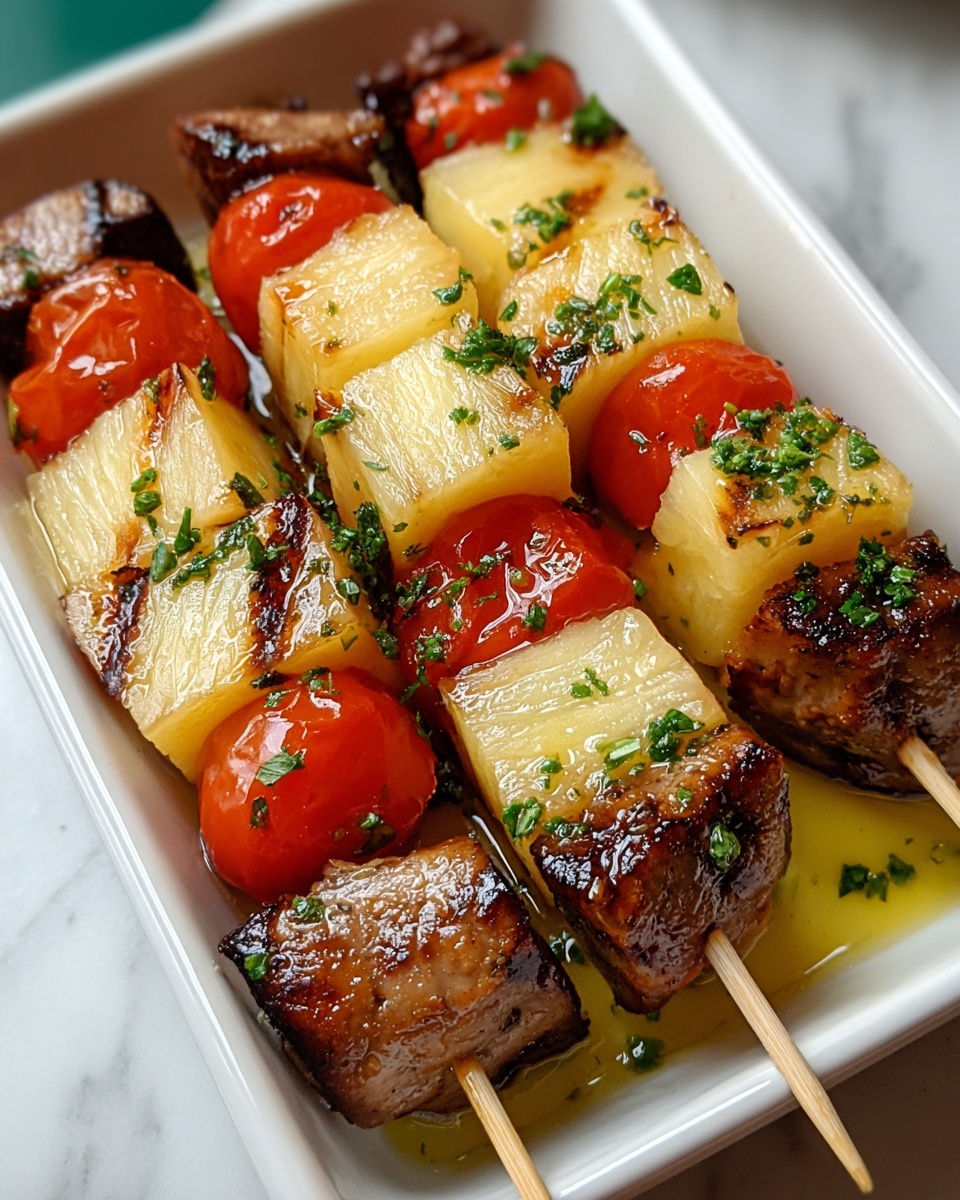 Cold Chicken-Cheese Kabobs Recipe - Recipe Image