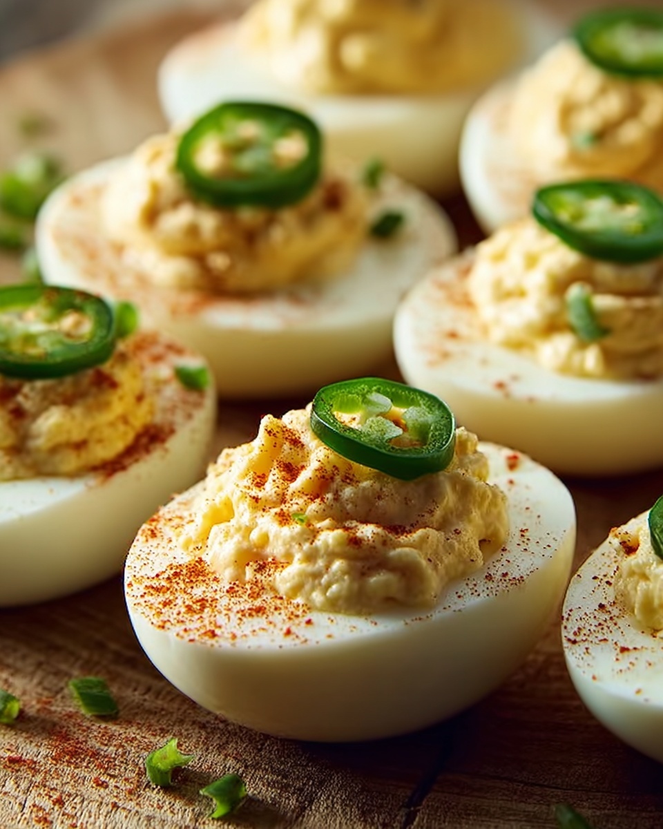 Jalapeño Popper Deviled Eggs Recipe - Recipe Image