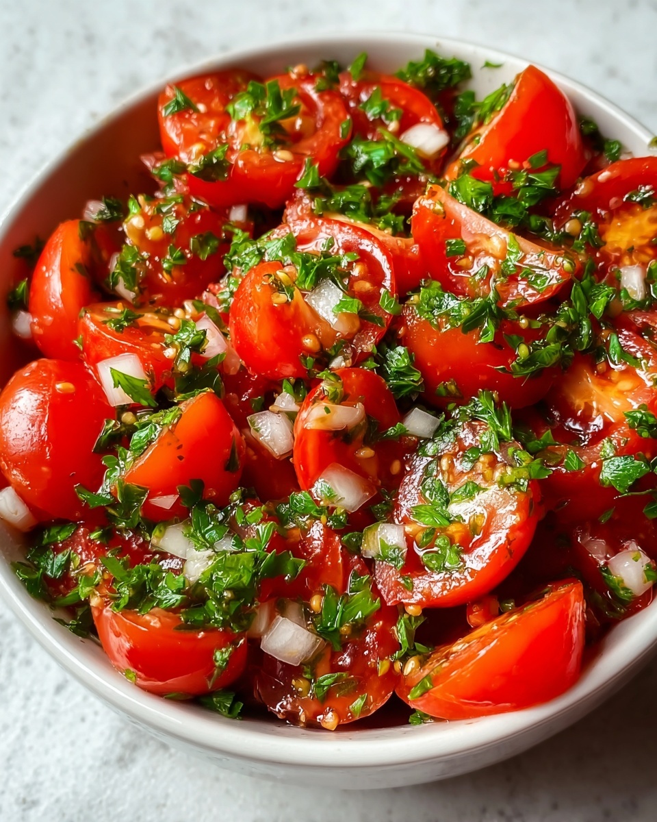 Lebanese Tomato Salad Recipe - Recipe Image
