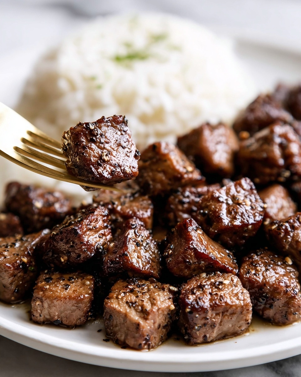 Air Fryer Steak Bites Recipe - Recipe Image