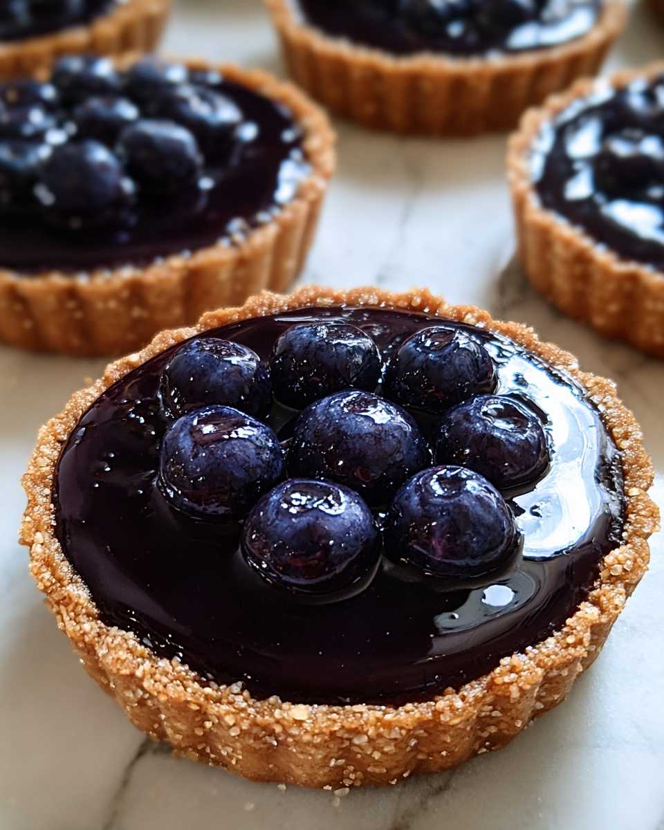 Blueberry Ganache Tart Recipe - Recipe Image