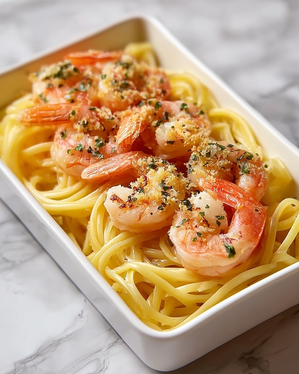 Baked Shrimp Scampi Recipe - Recipe Image