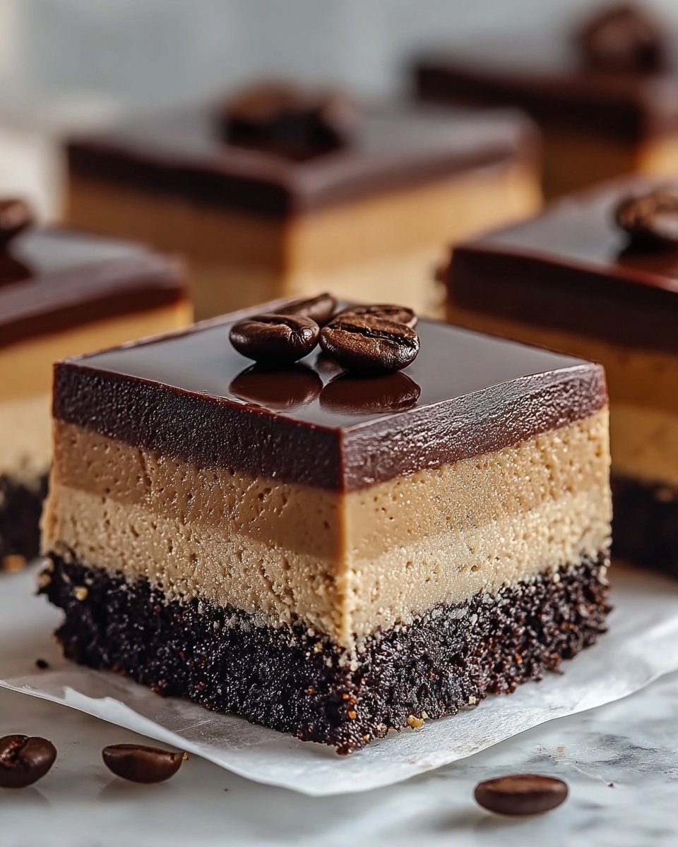 Cappuccino Nanaimo Bars Recipe - Recipe Image