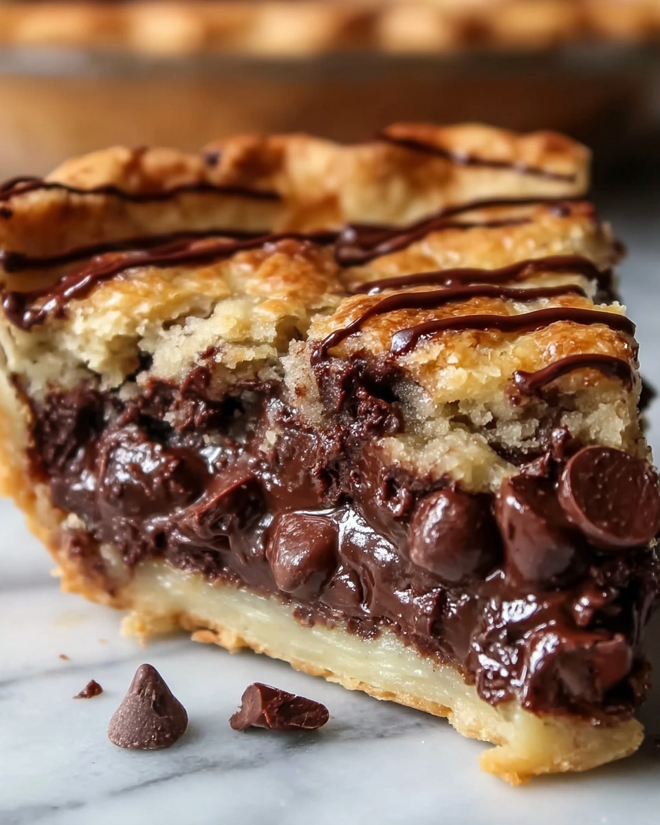 Gooey Nutella-Stuffed Cookie Pie Recipe - Recipe Image