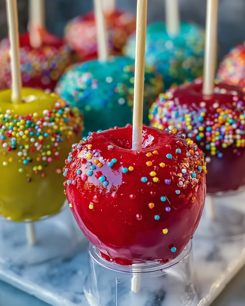 Jolly Rancher Candy Apples Recipe - Recipe Image