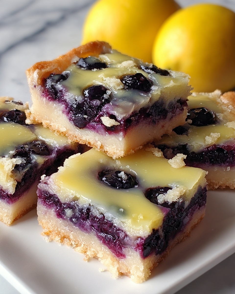 Lemon Blueberry Bars Recipe - Recipe Image