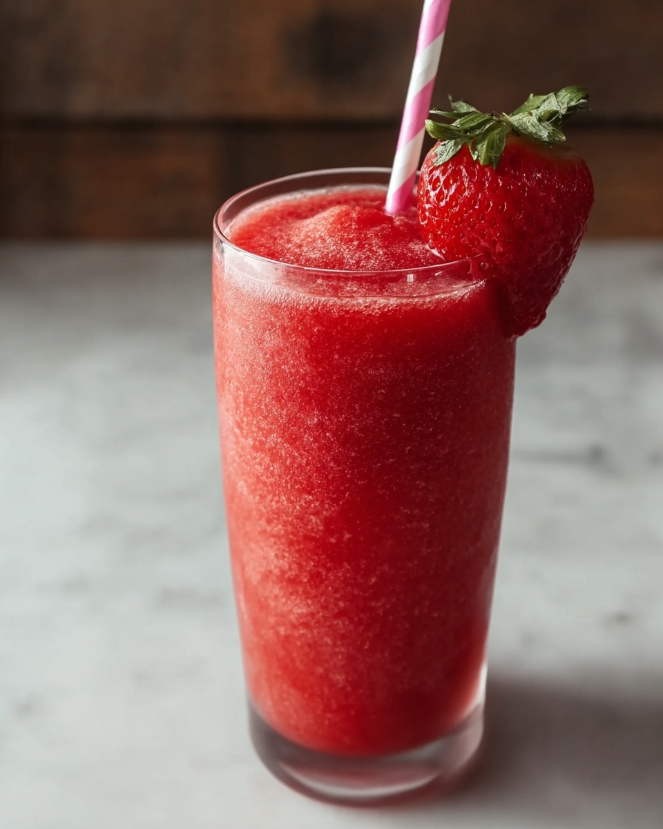 Strawberry Slushy Recipe - Recipe Image