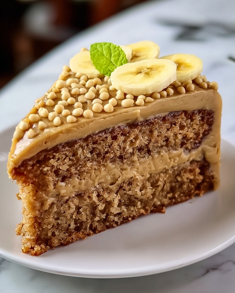 Peanut Butter Banana Cake Recipe - Recipe Image