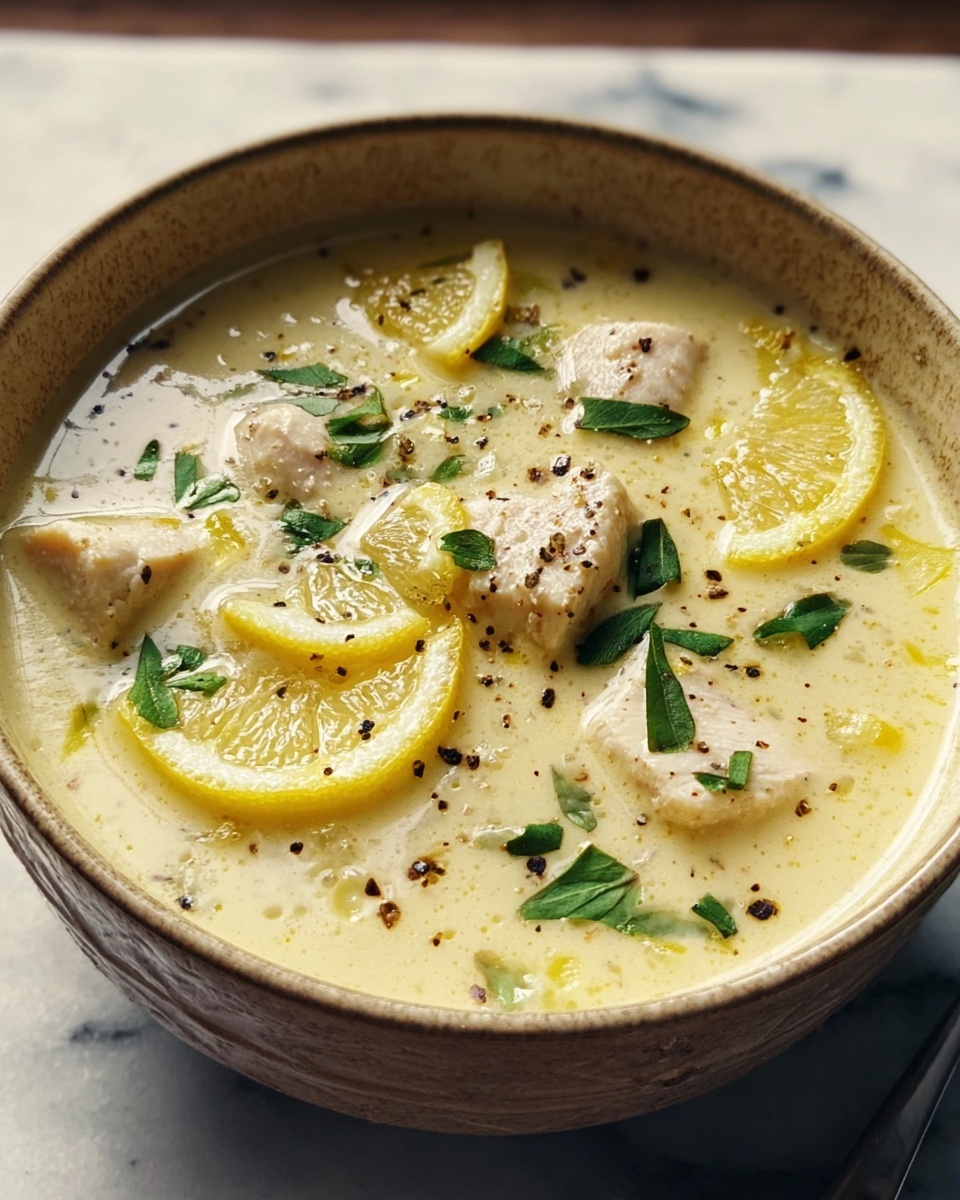Avgolemono (Greek Egg and Lemon Soup) Recipe - Recipe Image