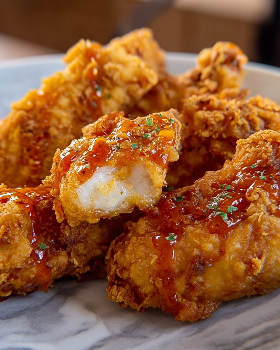 Homemade Oven-Baked KFC-Style Crispy Chicken Recipe - Recipe Image