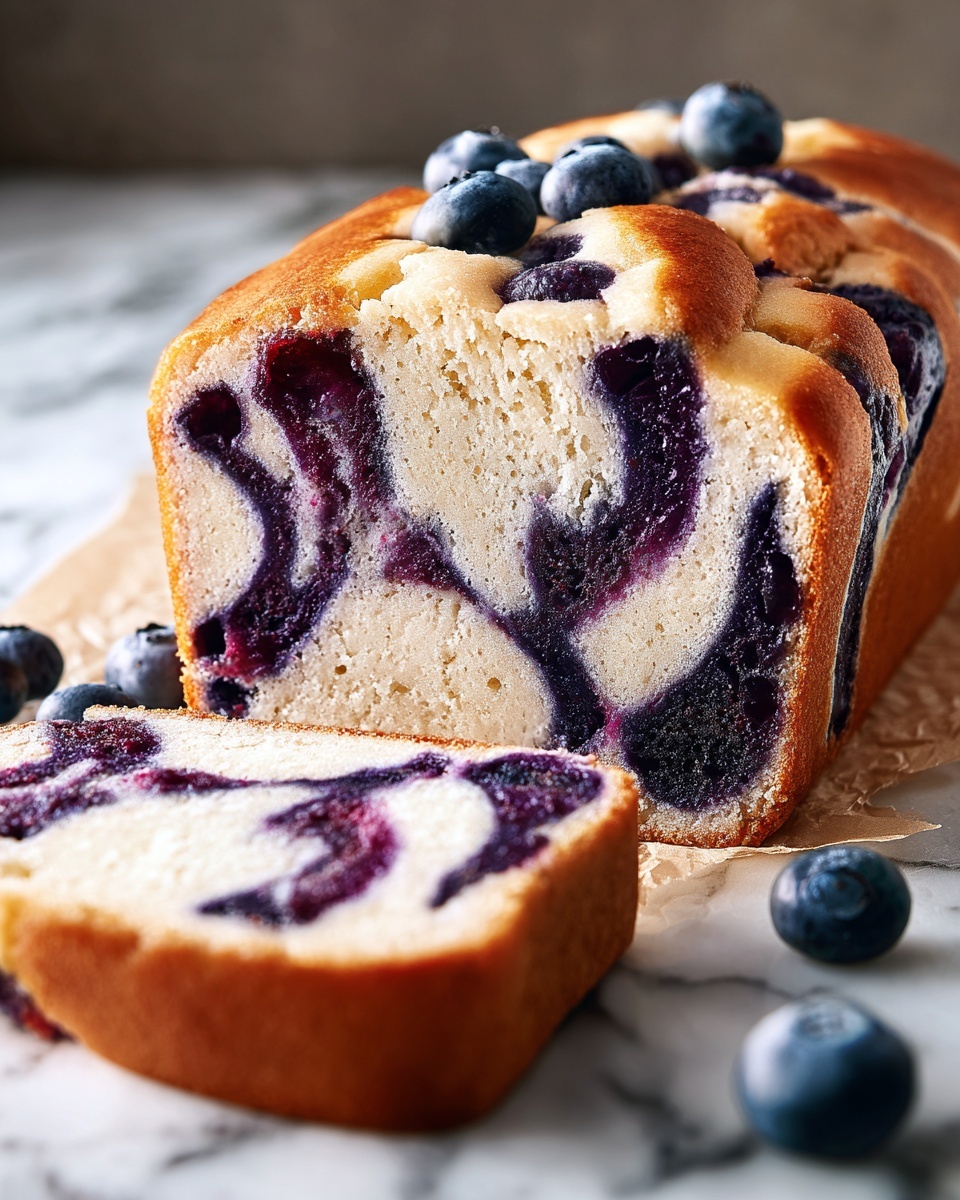 Blueberry Cream Cheese Bread Recipe - Recipe Image