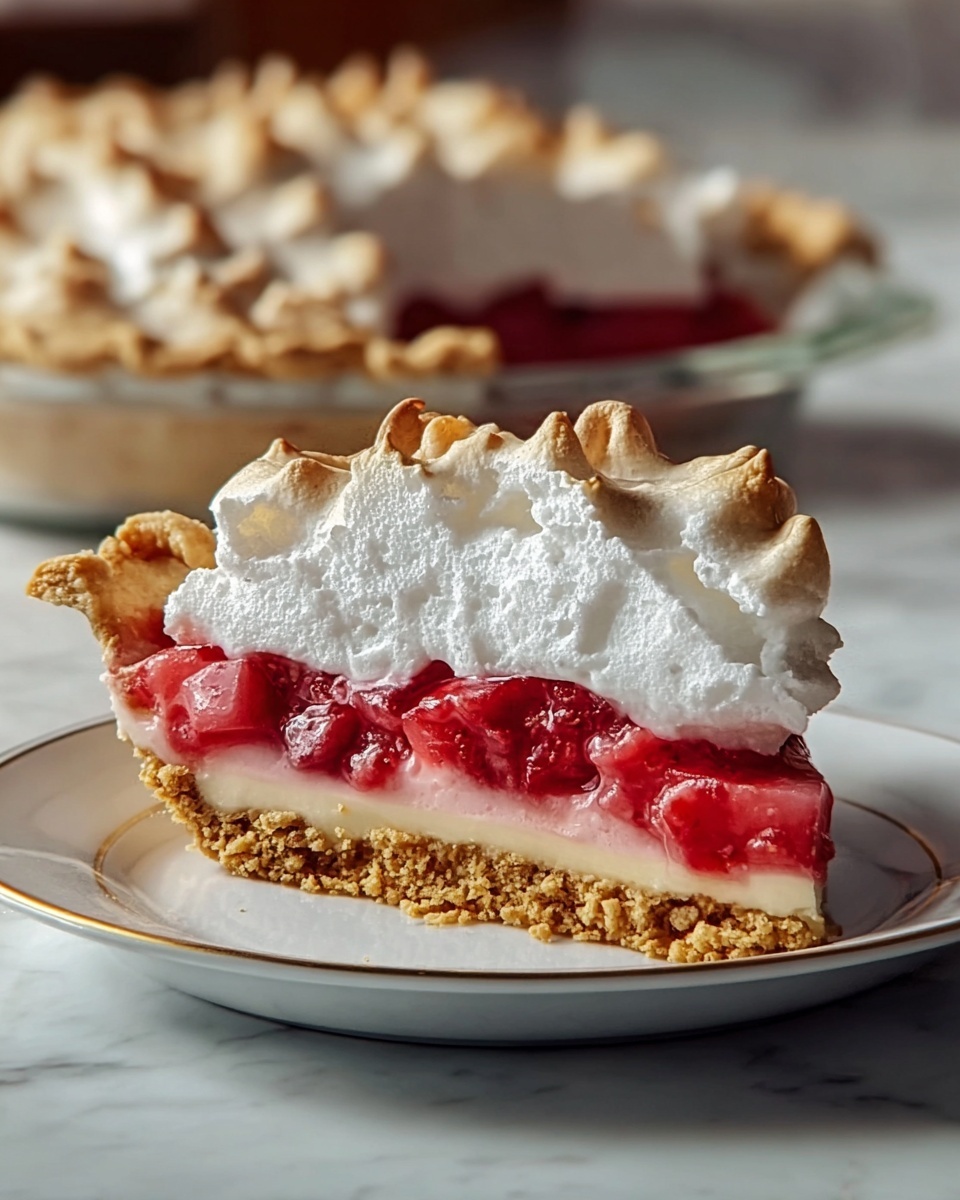 Rhubarb Meringue Pie Recipe - Recipe Image